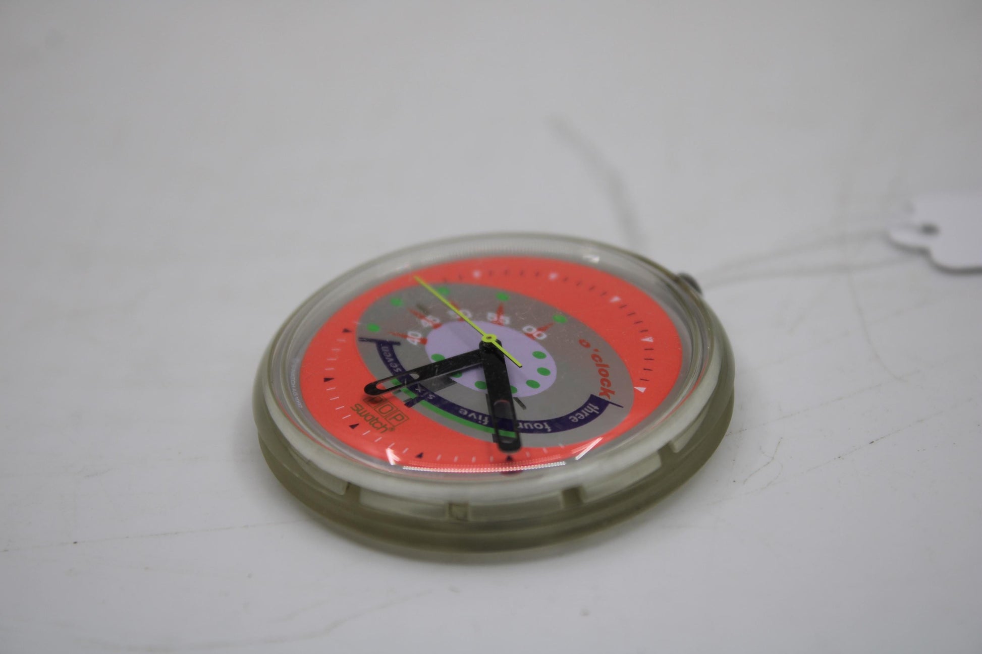 1993, Swatch, PopSwatch, 'Paragliding', PWK176, NO strap and NO popring, working 100%, BRANDNEW, Never Worn