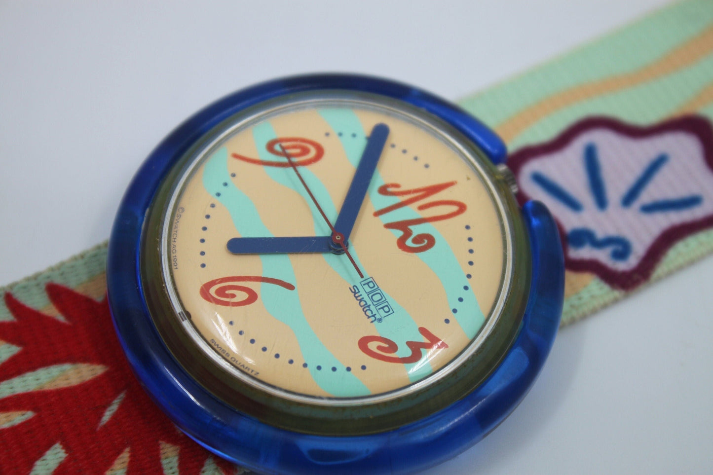 1992, Swatch, PopSwatch, 'Coquillage', PWK157, good, used condition