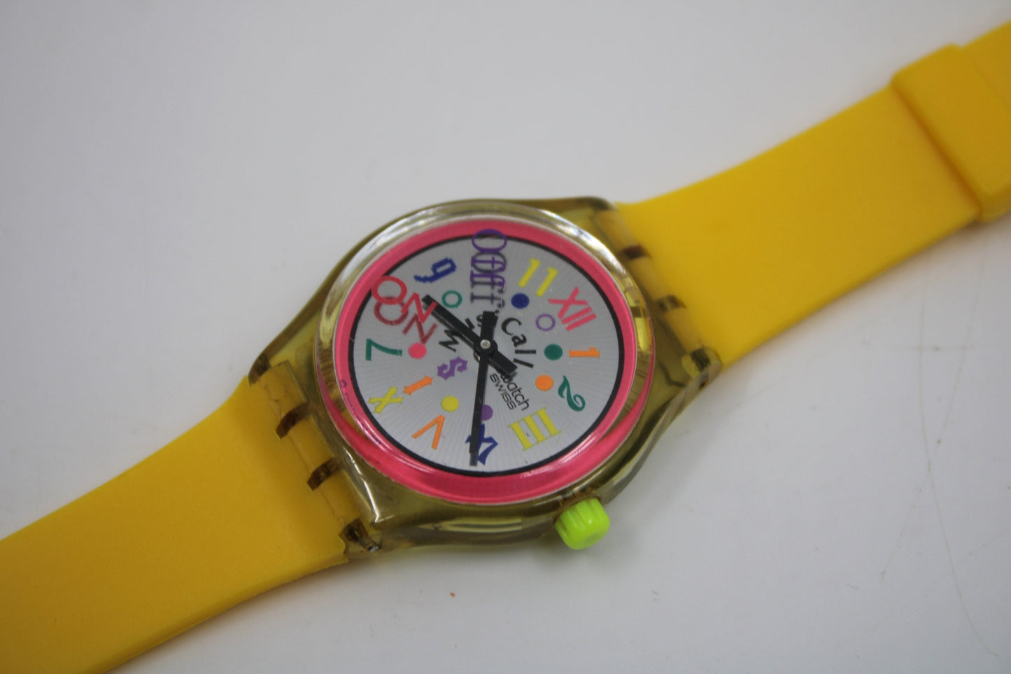 1994 Vintage Musicall Swatch 'Boogie Mood' SLK104, NICE, used condition, working 100% with non-original strap