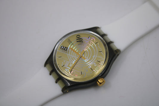 1993 Vintage Musicall Swatch 'Spartito' SLM101, NICE, used condition, working 100% with non-original strap