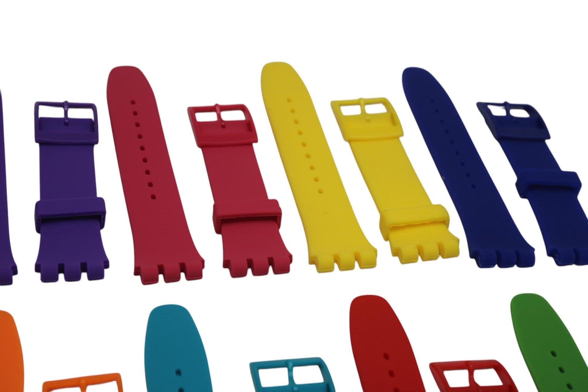 19mm Silicone strap for Swatch New Gents 41mm and others, choice of color