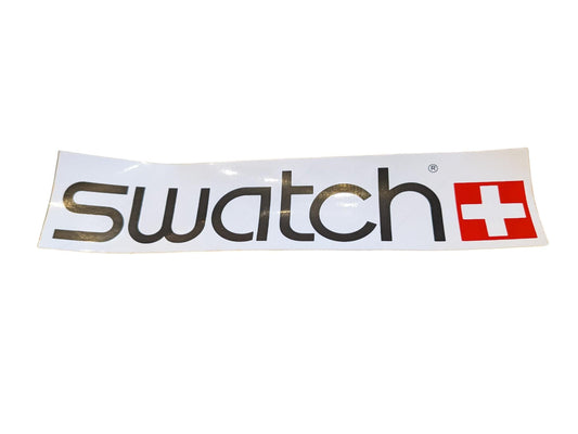 Swatch Vintage Outside Window Sticker, original and unused 80s, 90s