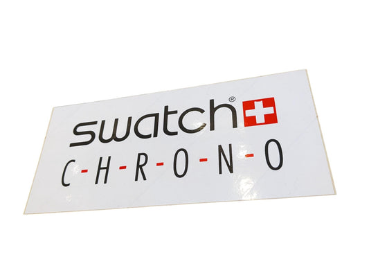 Swatch Vintage Dealer Chrono Sticker, original and unused 80s, 90s