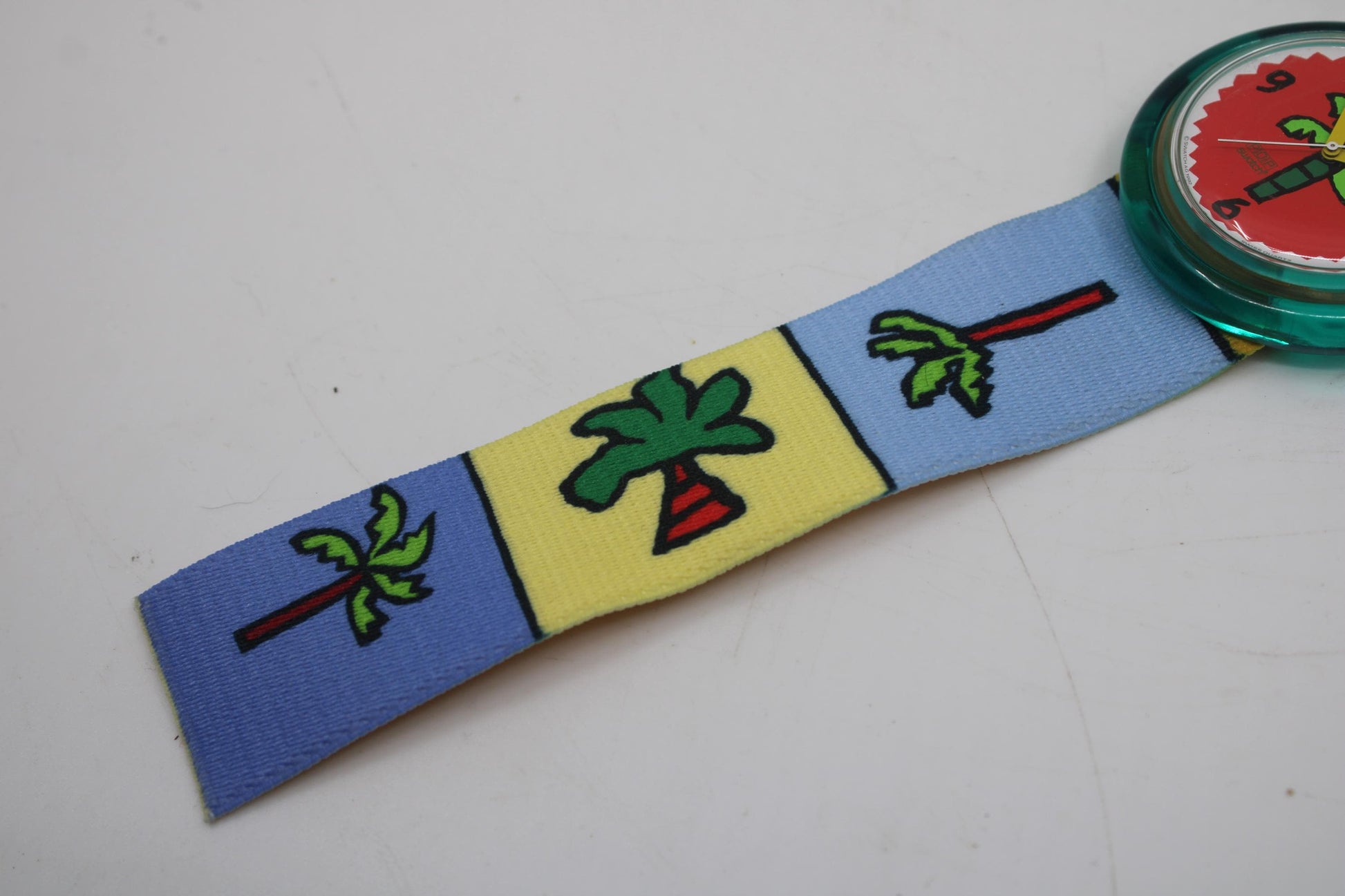 1993, Swatch, PopSwatch, 'Palmtree', PWK187, MINT condition