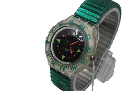 SDK108 Vintage Swatch Scuba Mint Drops 1993