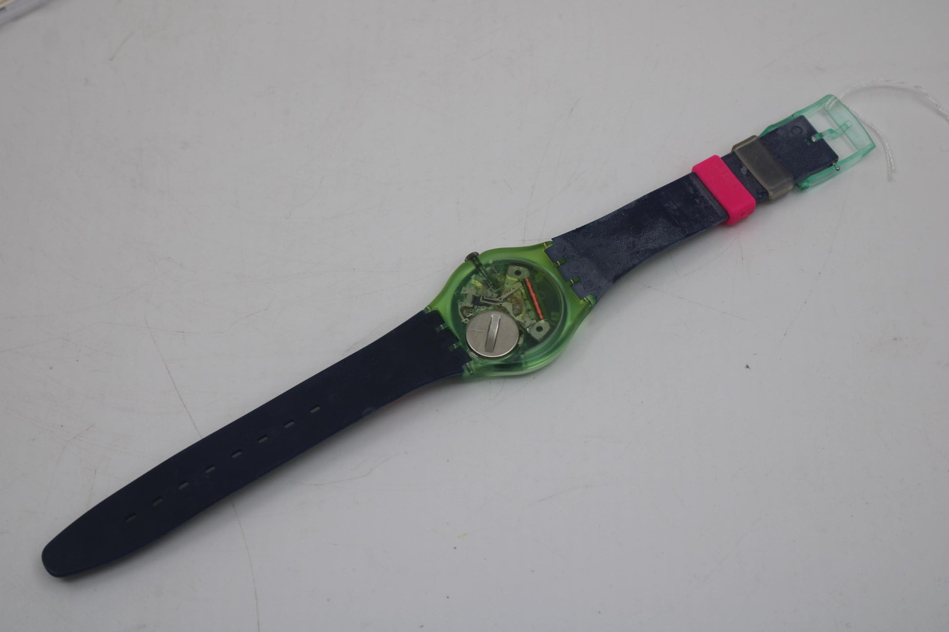 Vintage Gents Swatch 'Stalefish' GG113, new old stock, Unworn, working 100% with the original strap