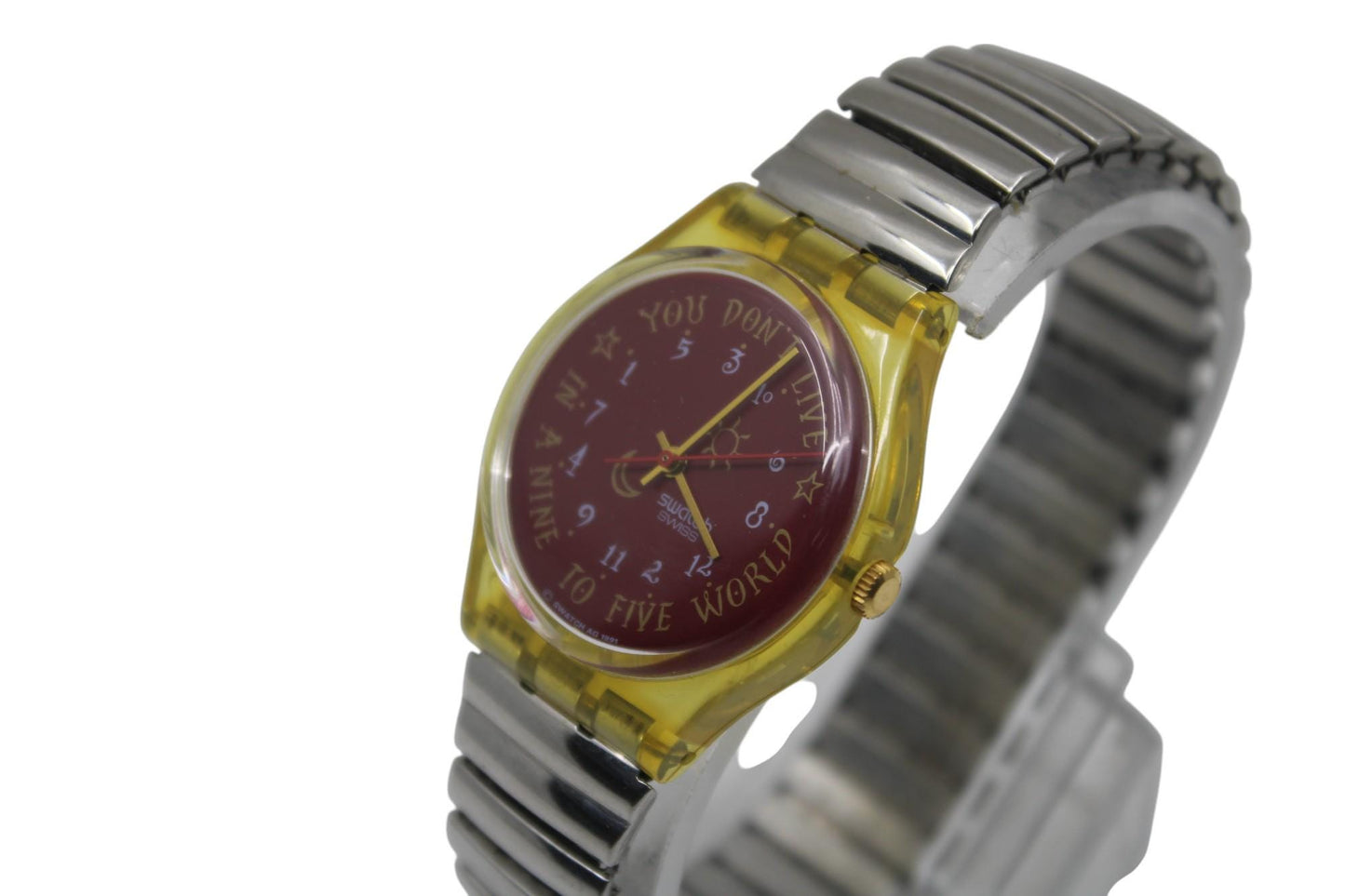 1991 Vintage Gents Swatch 'Karaburun' GK135, GOOD, used condition, working 100%, with the original strap