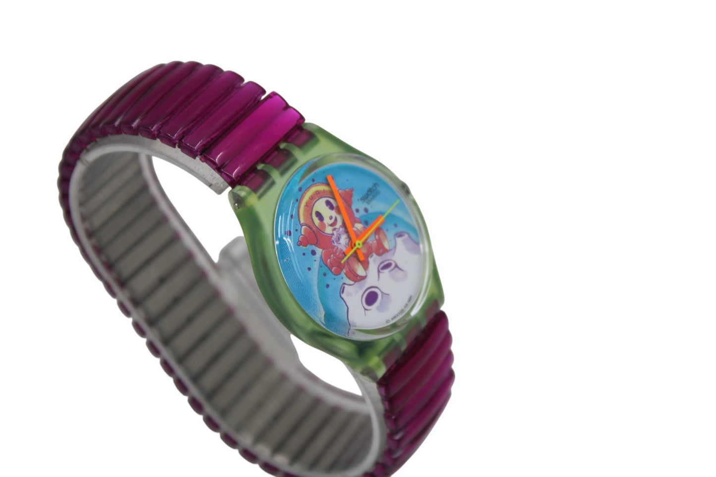 1992 Vintage Gents Swatch 'Yuri' GG118, new old stock, never worn, working 100%, NON-original strap