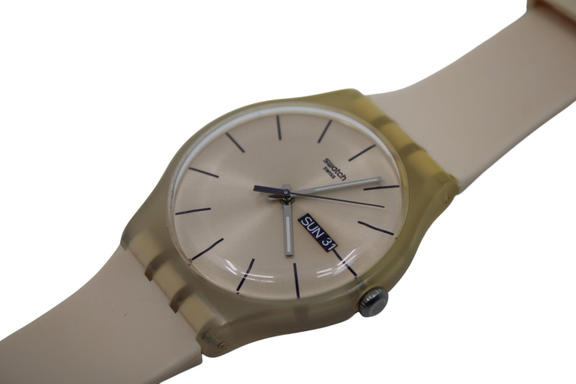 Swatch 41mm new gents rose rebel suot700
