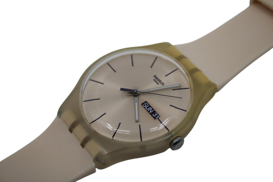 Swatch 41mm new gents rose rebel suot700