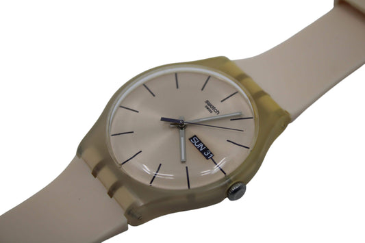 Swatch 41mm new gents rose rebel suot700