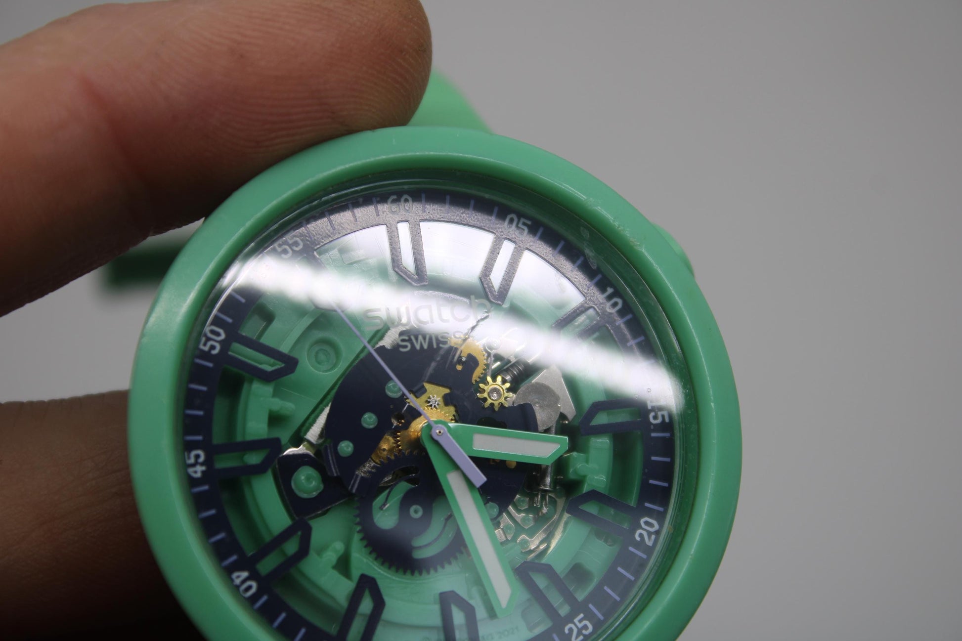 Vintage Big Bold Swatch 'Fresh Squeeze' SB01G101, Nice, Used Condition, Working 100%, RARE