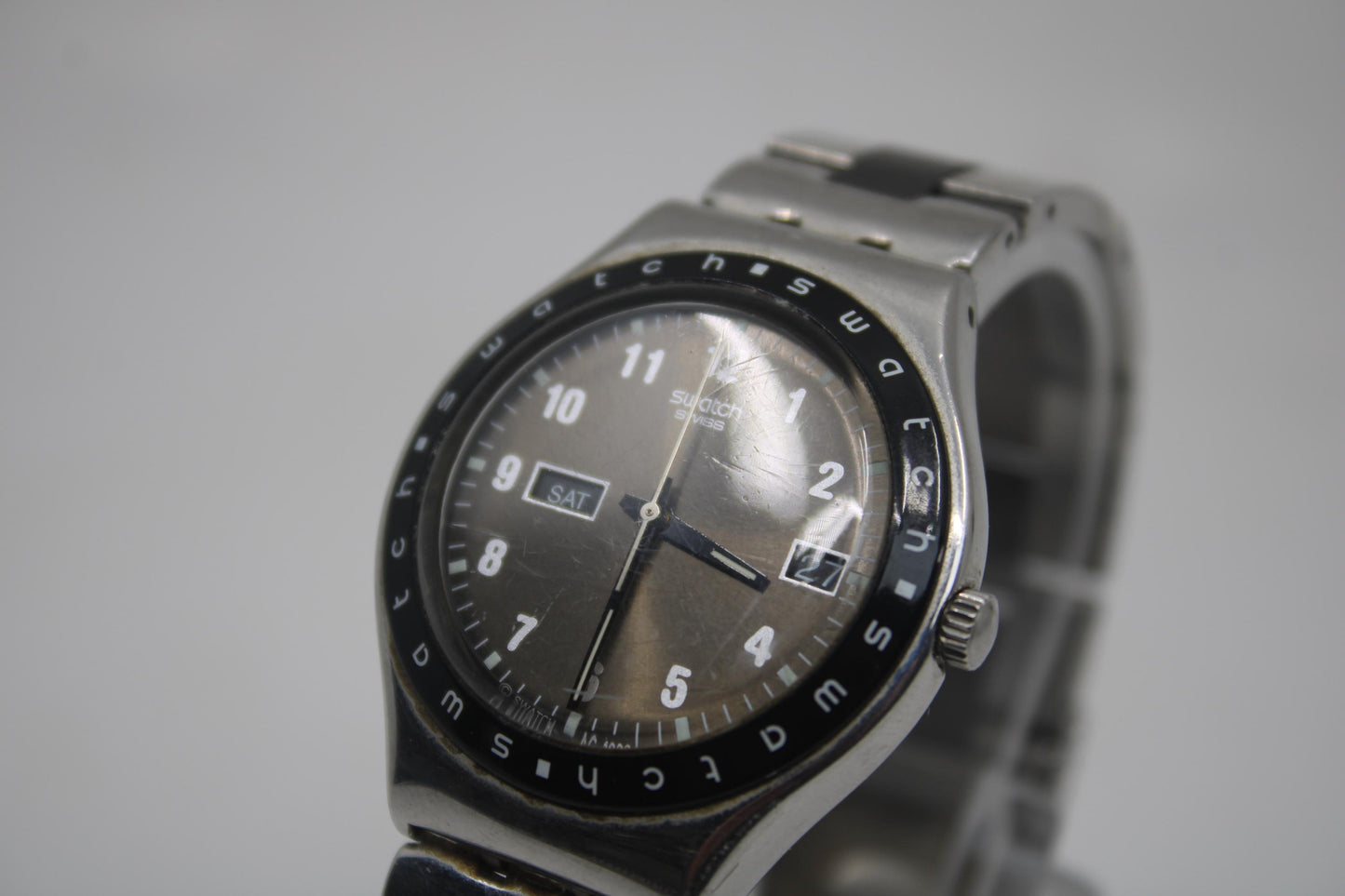 Swatch Irony, 'Mahagany' YGS717G, No Box, Original Strap, Working 100%