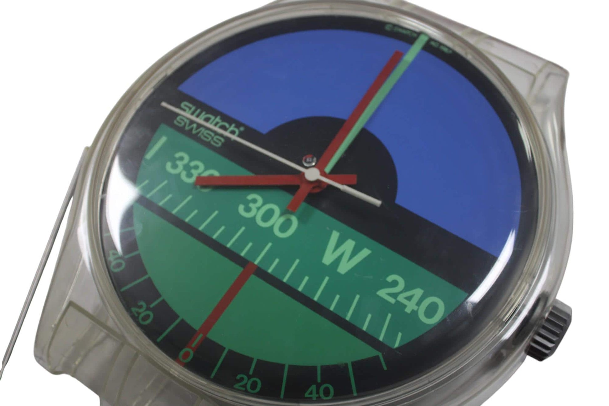 1987 Maxi Swatch, Nautilus, MGK102 unique, very good condition, Super Rare Vintage Wall clock