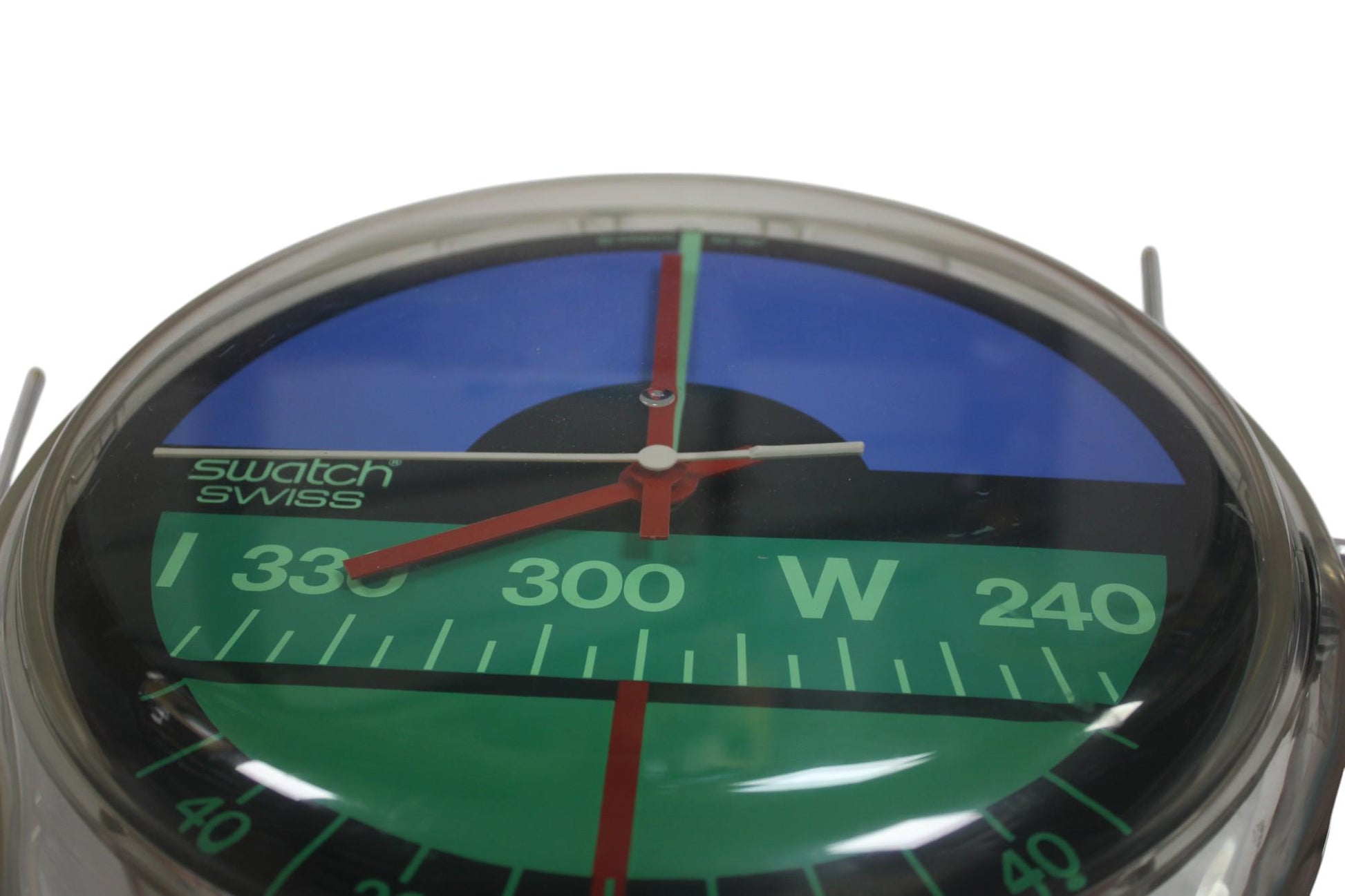 1987 Maxi Swatch, Nautilus, MGK102 unique, very good condition, Super Rare Vintage Wall clock