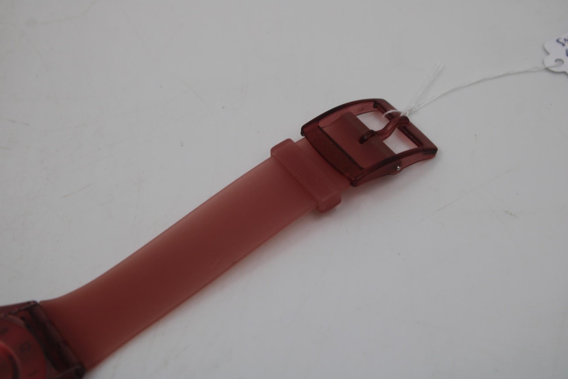 Vintage Skin Swatch 'Burgundy Softness' SFR103, NO box, good, used condition, Watch is working 100%, strap is original