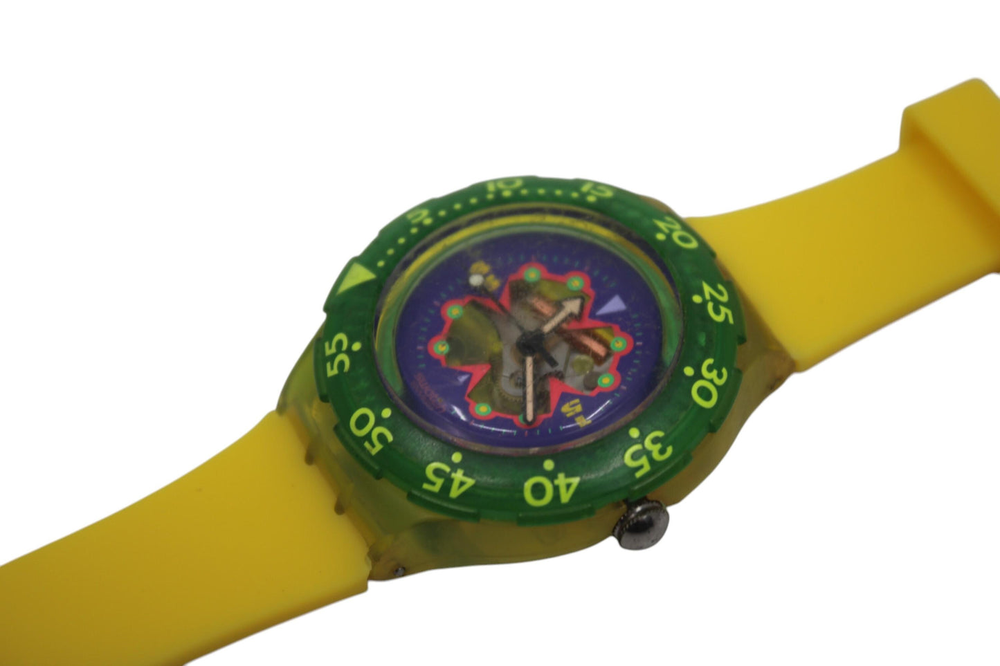 sdj101 bay breeze 1994 vintage scuba 200 swatch watch