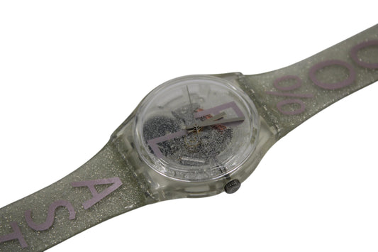 gk236 100% plastic vintage 34mm swatch watch 1997