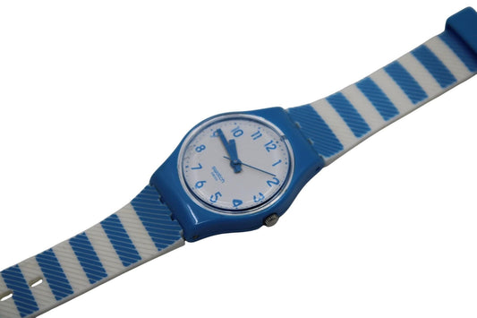 LS113 Vintage Ladies Swatch Blue Tracks