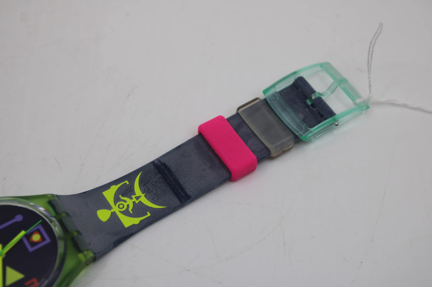 Vintage Gents Swatch 'Stalefish' GG113, new old stock, Unworn, working 100% with the original strap