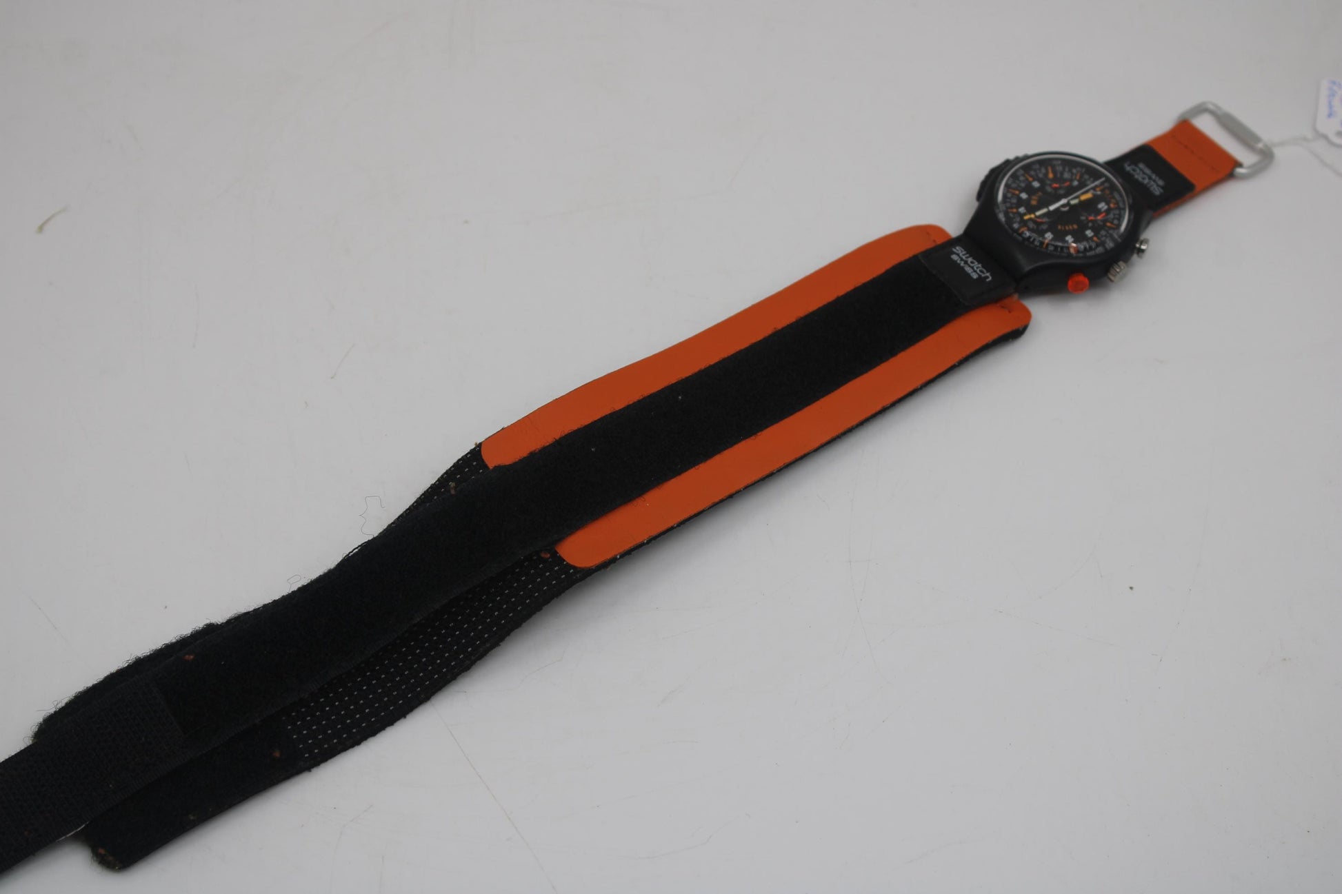1998 'Firewall' vintage Gents Alarm Chrono Swatch SOB402, NEW OLD STOCK, No Box, Never Worn, working 100% Very Rare