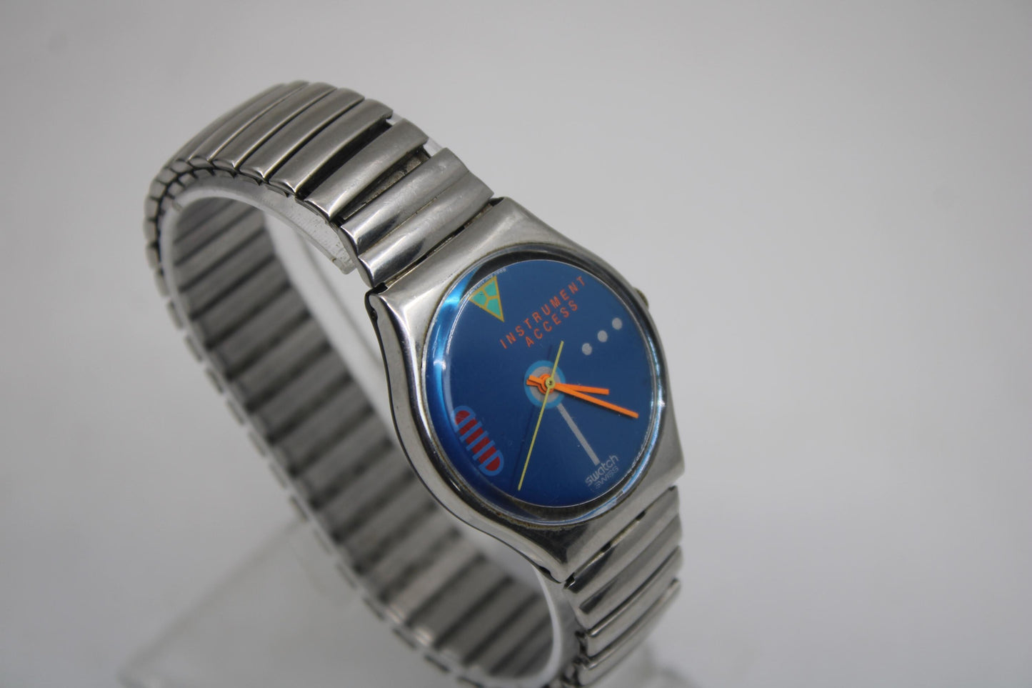 Swatch, Gents, 'Coldsteel', GY104, in a very nice, used condition, NOT working!