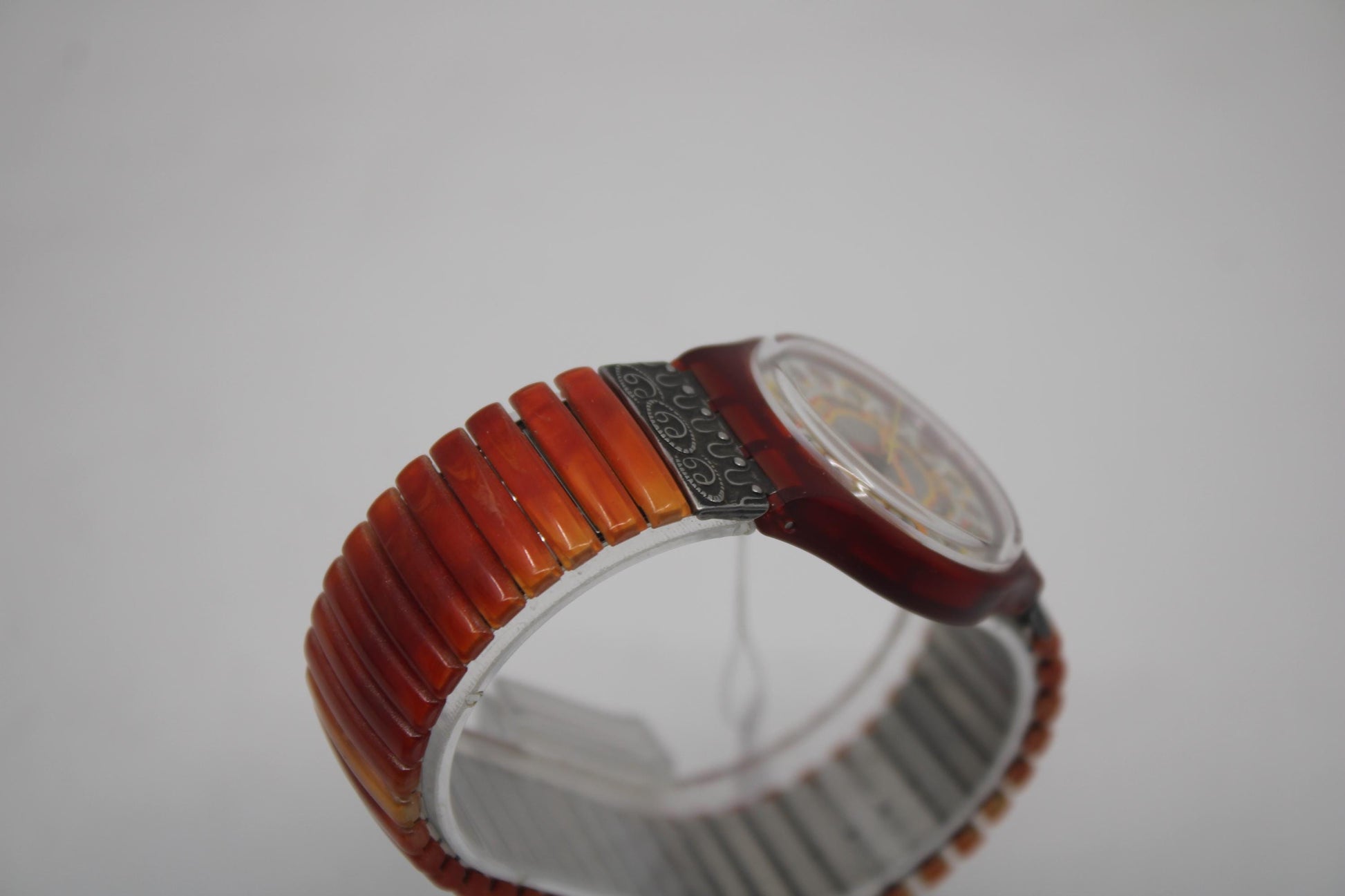 1995 Vintage Gents Swatch 'Curry Powder' GR125/126, new old stock, never worn, working 100% with original strap and new battery