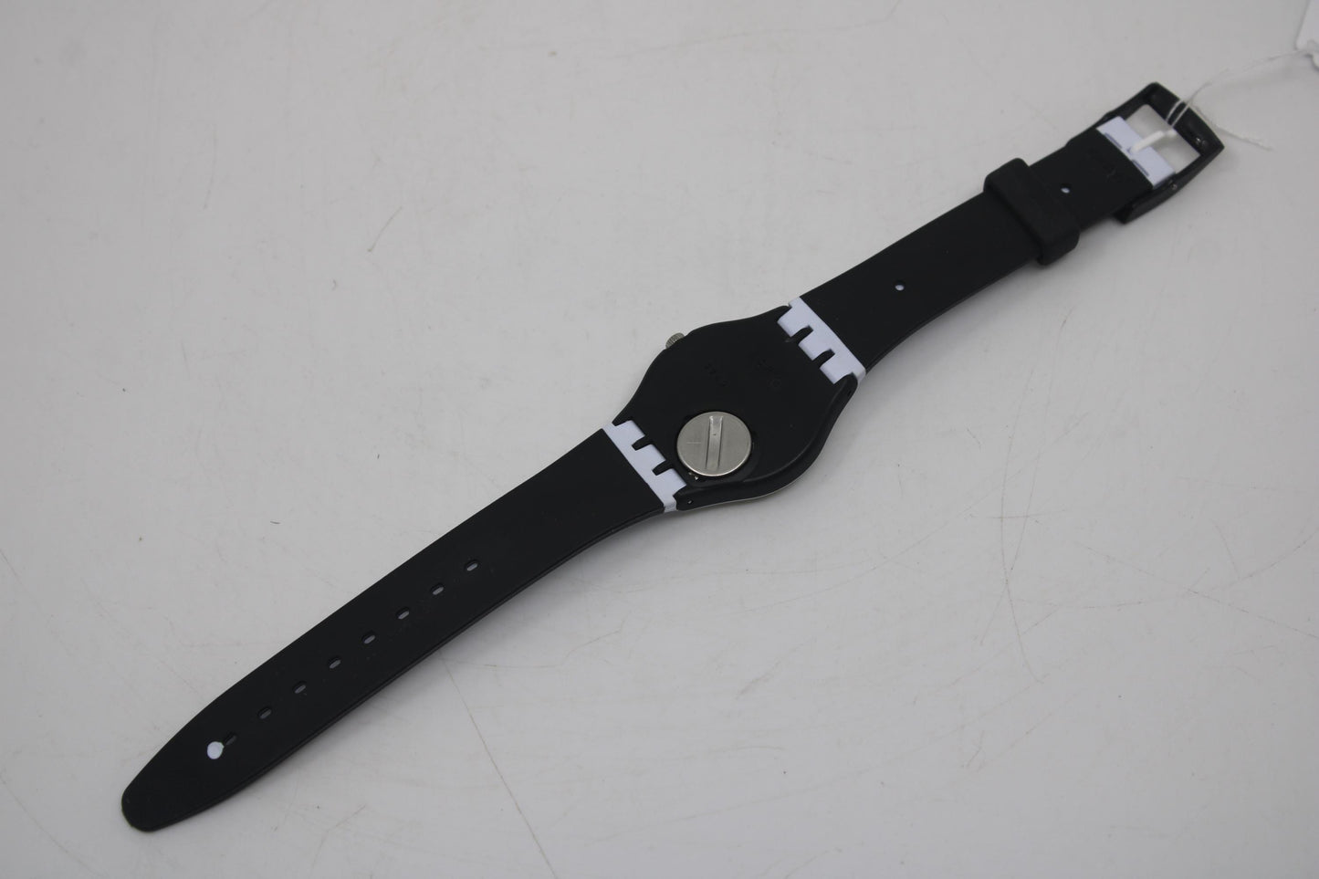 Vintage 34mm Gents Swatch 'Rugby Ball' GB197, Never Worn, working 100% with original strap