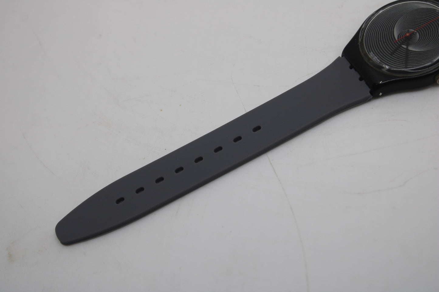 1987 Vintage Gents Swatch 'Vulcano' GB114, Good, Used Condition, working 100% with NON-original strap