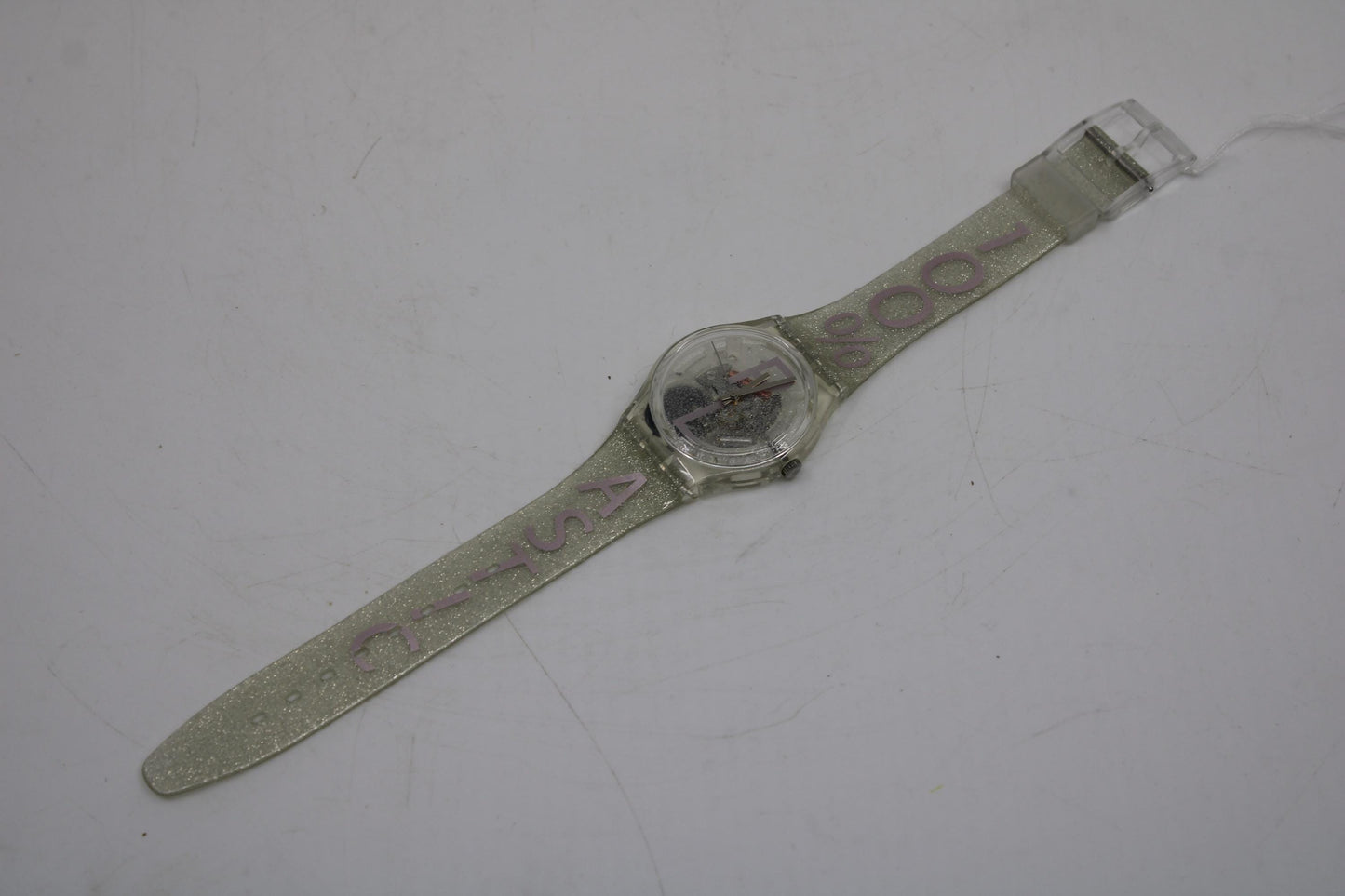 1997, Vintage Gents Swatch, '100 percent plastic', GK236, New Old Stock, Never Used, working 100%
