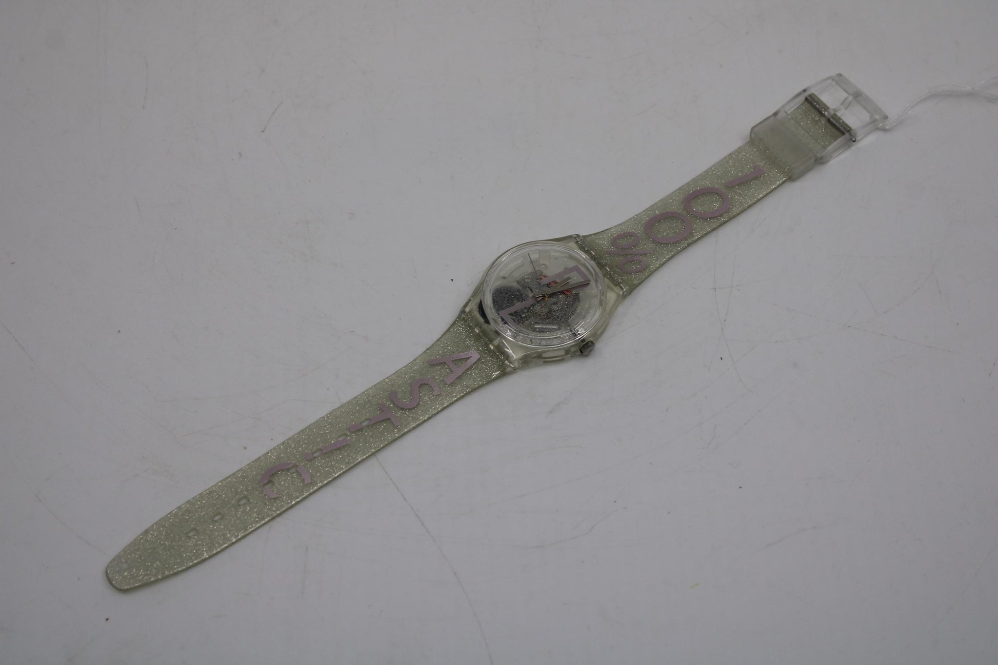 1997, Vintage Gents Swatch, '100 percent plastic', GK236, New Old Stock, Never Used, working 100%