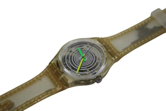 gk197 spinning balls vintage 34mm swatch watch 1995