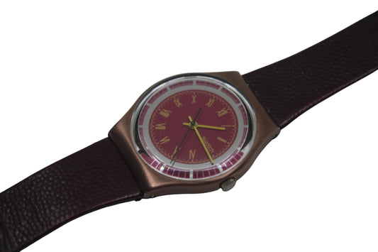 1990 Vintage Gents Swatch 'Bookey's Bet' GX118, in very nice condition, working 100% with original strap