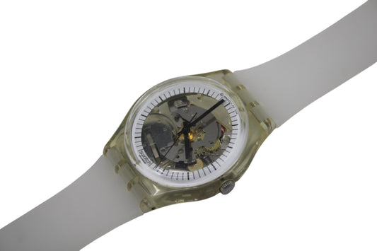 1998, Swatch, Gents, 'Daimler-Chrysler', GZ157, GOOD, Nice, Used Condition, 100% working, Non-ORIGINAL Strap