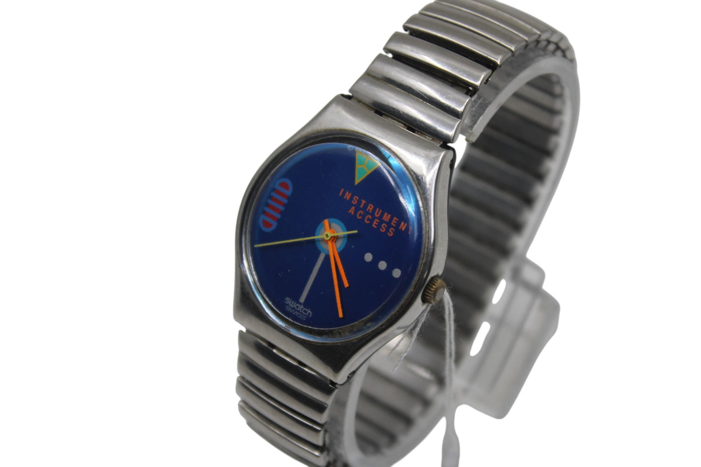 Swatch, Gents, 'Coldsteel', GY104, in a very nice, used condition, NOT working!