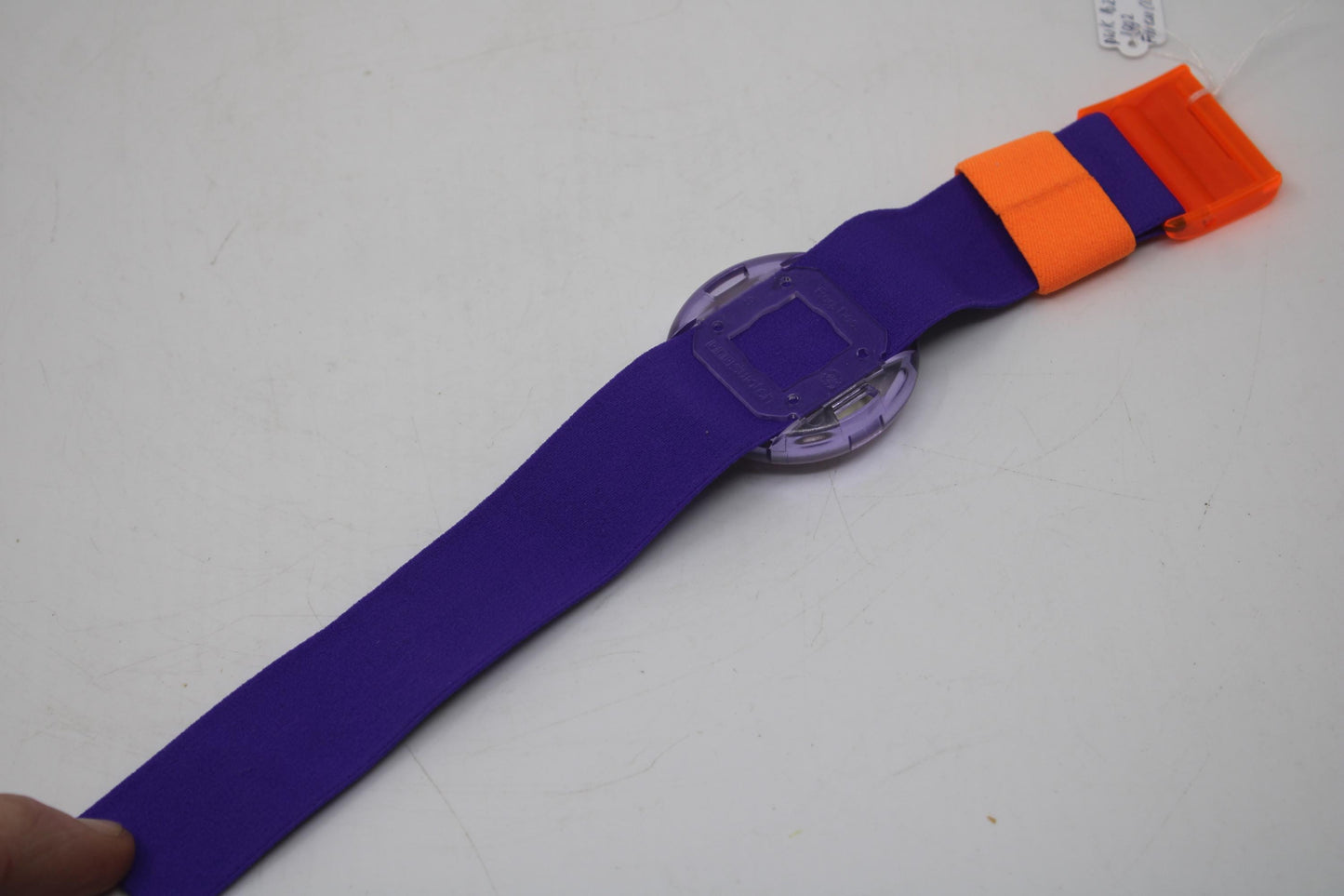 1992, Swatch, PopSwatch, 'Fitness Club', PWK162, With strap and With popring, working 100%, BRANDNEW, Shop Dummy, Read description