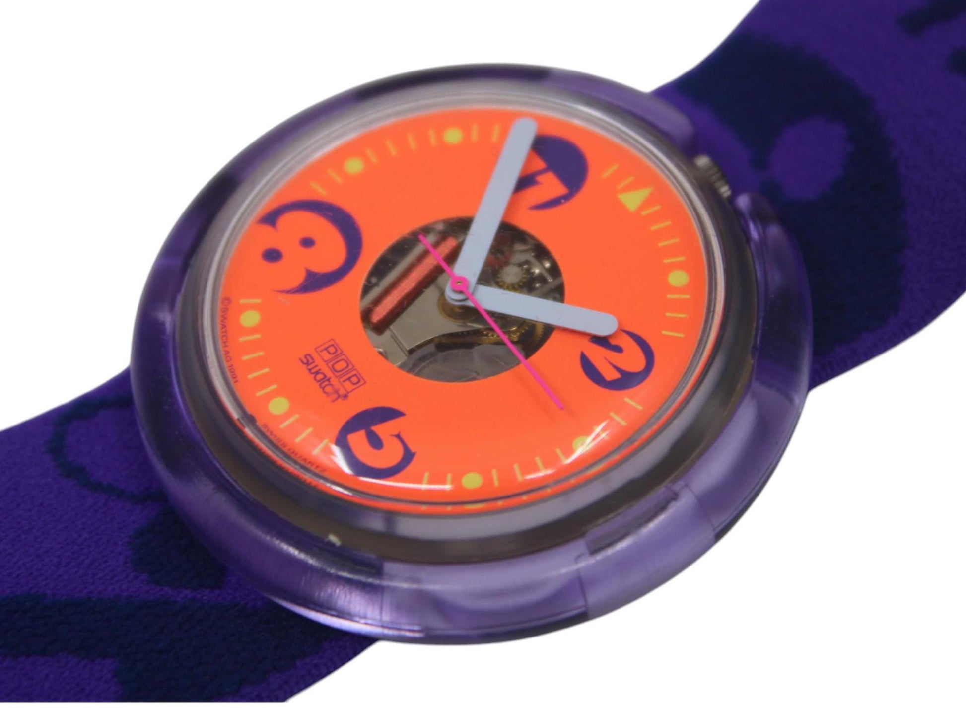 Vintage Pop Swatch Swatch watch called the Fitness Club, model number PWK162
