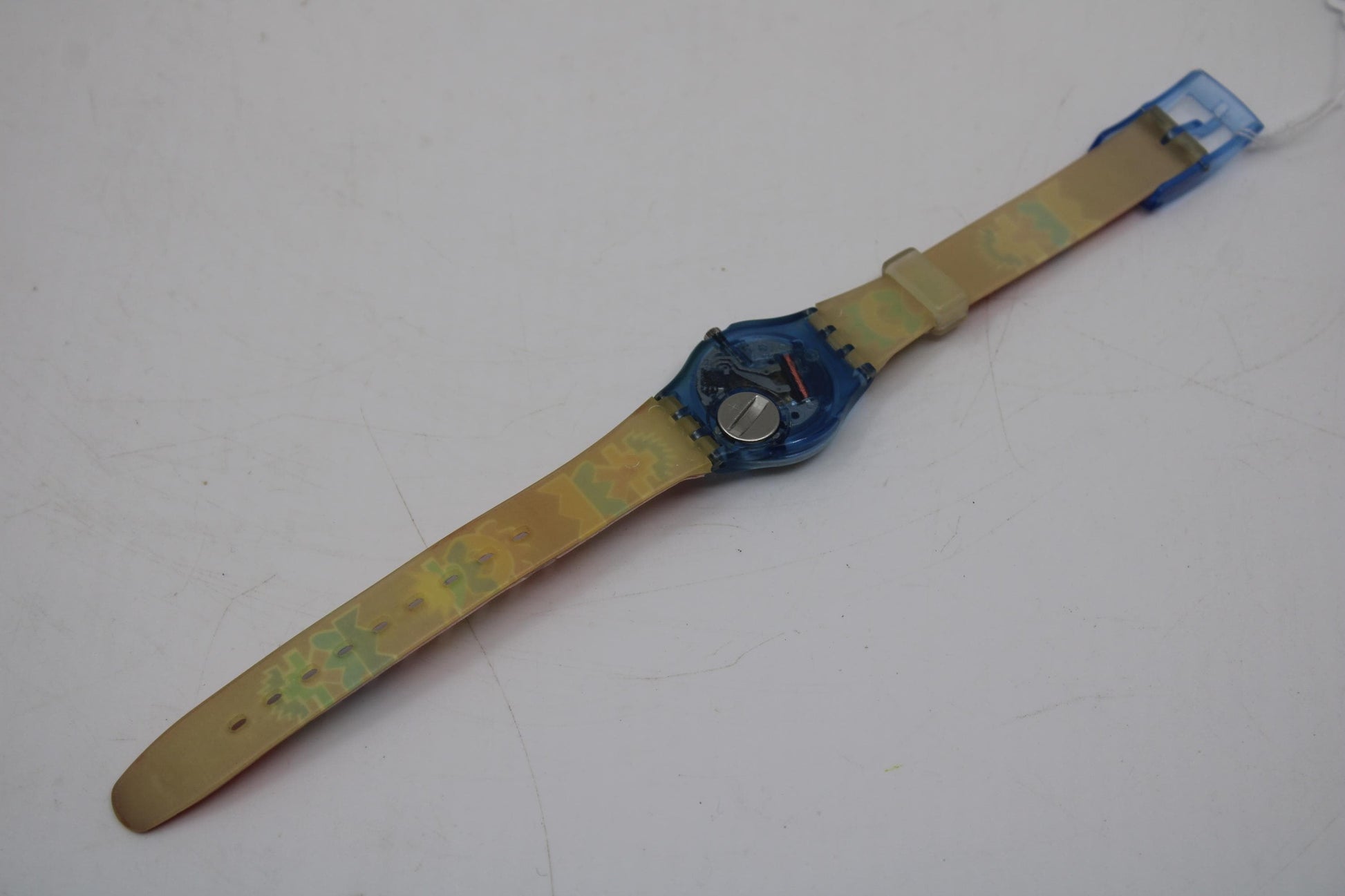 Vintage ladies Swatch, LN119, 'Fancy Glances' NO box, working 100%, Very Nice Used Condition