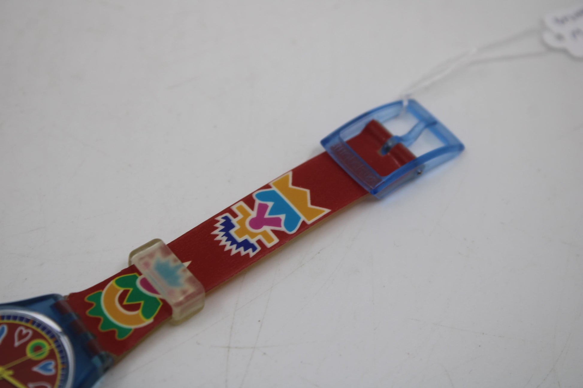 Vintage ladies Swatch, LN119, 'Fancy Glances' NO box, working 100%, Very Nice Used Condition