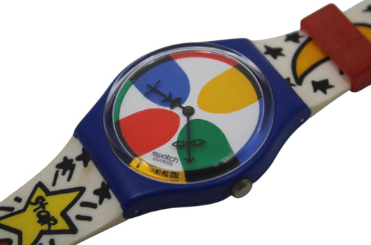 gn134 space people from 1992 vintage 34mm swatch watch