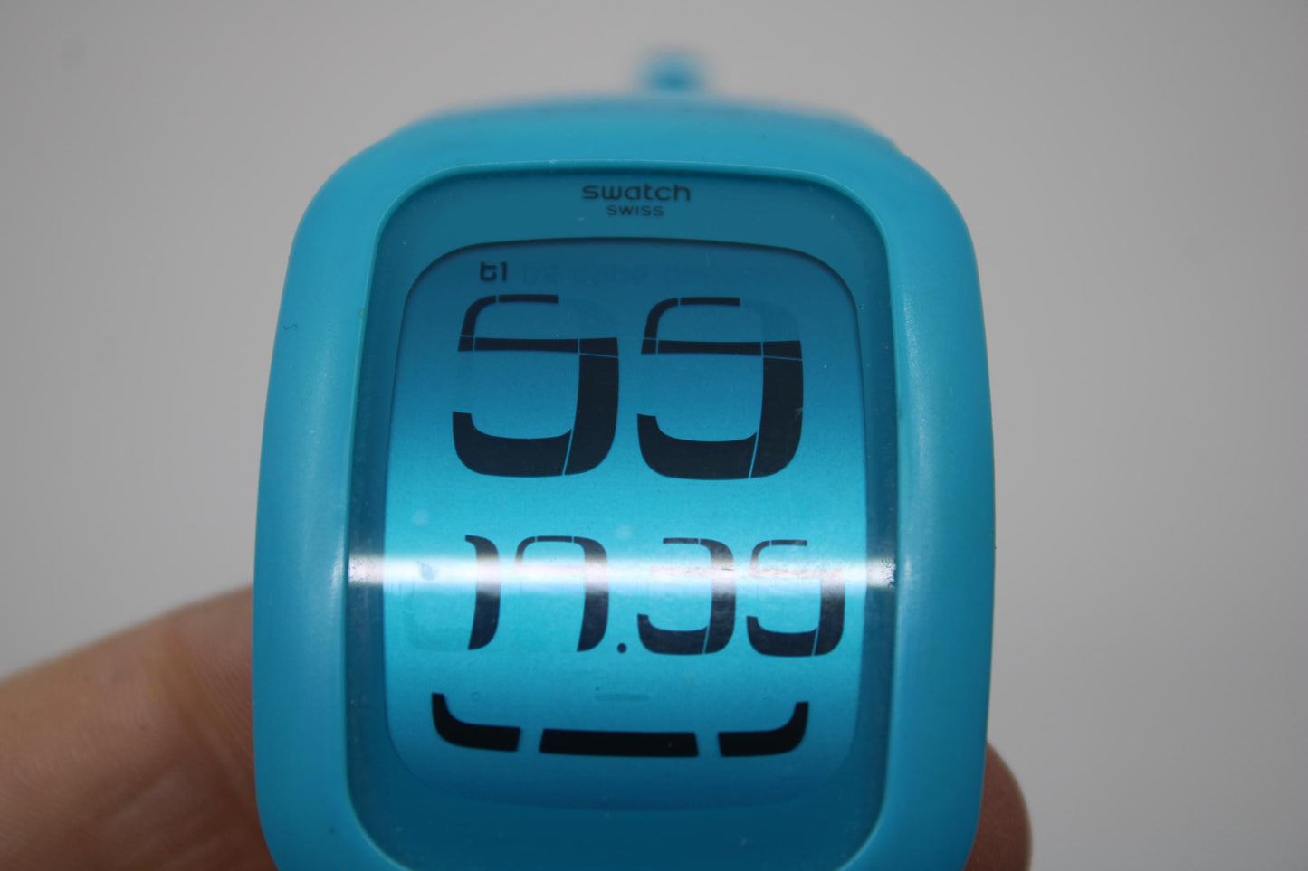 Swatch Touch 'Touch Blue', SURS100, Nice, Used Condition, working 100%