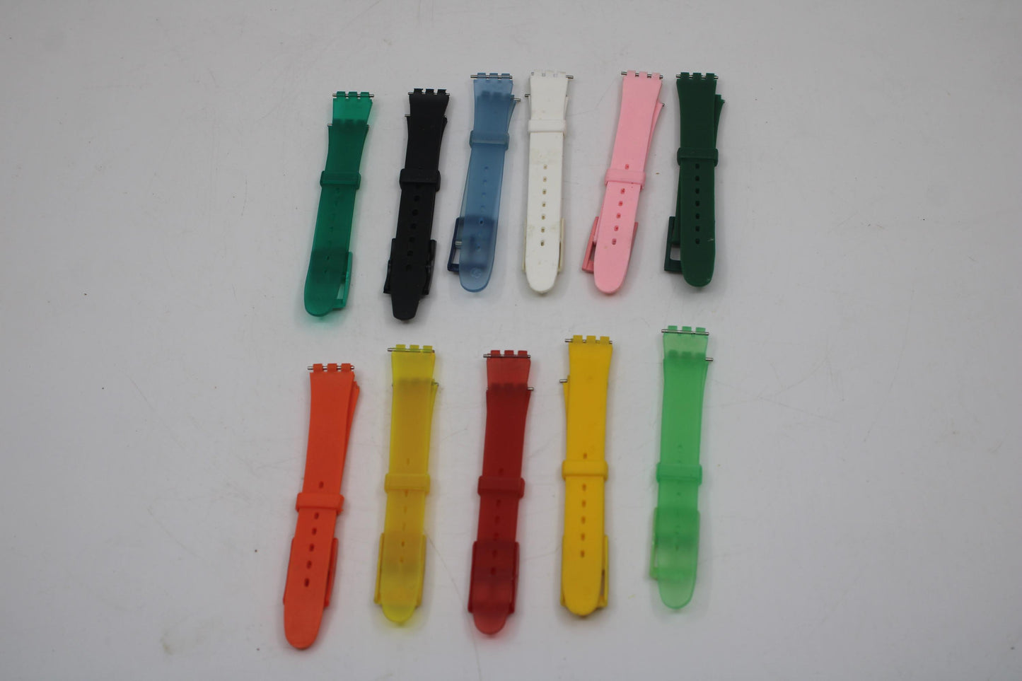 12mm Ladies Swatch strap, non-original, plastic, choice of colour