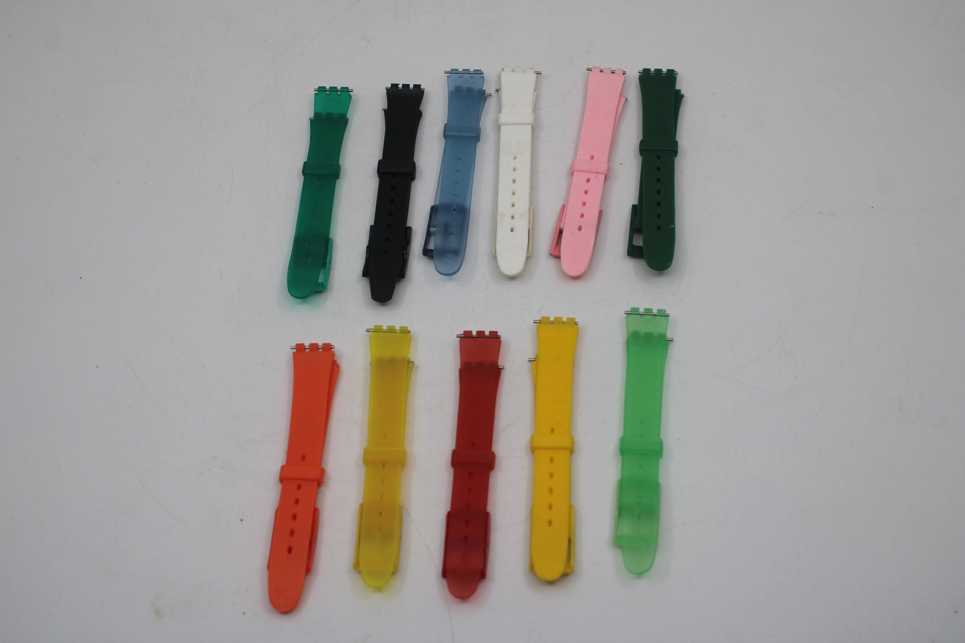 12mm Ladies Swatch strap, non-original, plastic, choice of colour