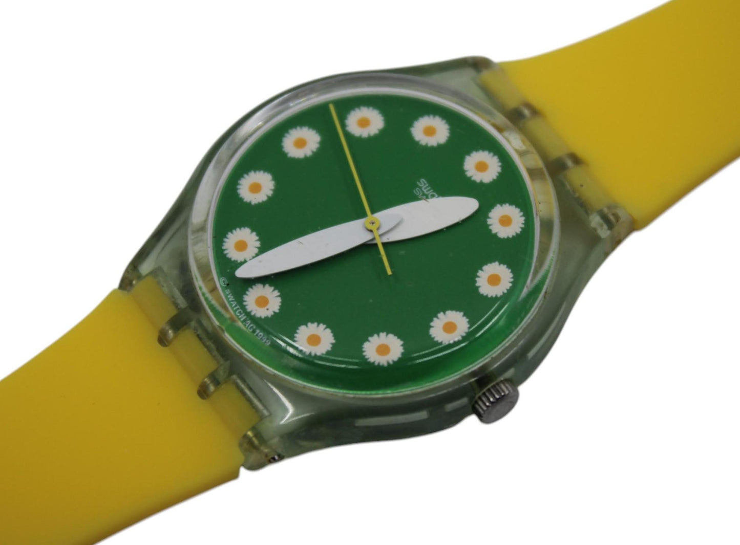 Vintage 34mm Gents Swatch called Where is the egg, model number GG186