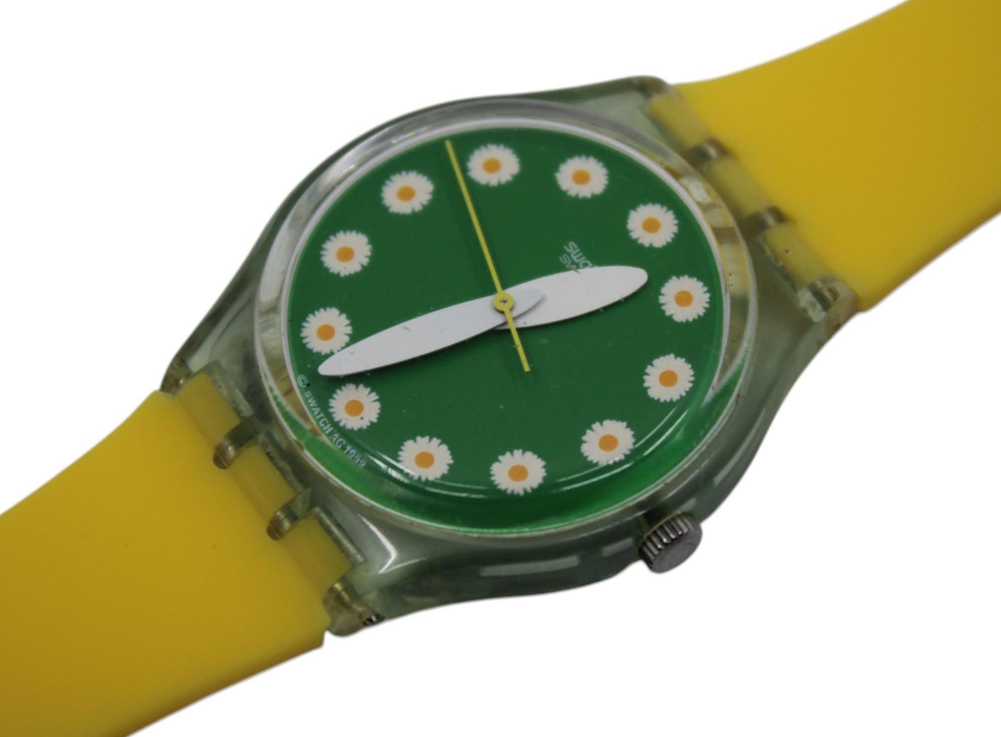 Vintage 34mm Gents Swatch called Where is the egg, model number GG186