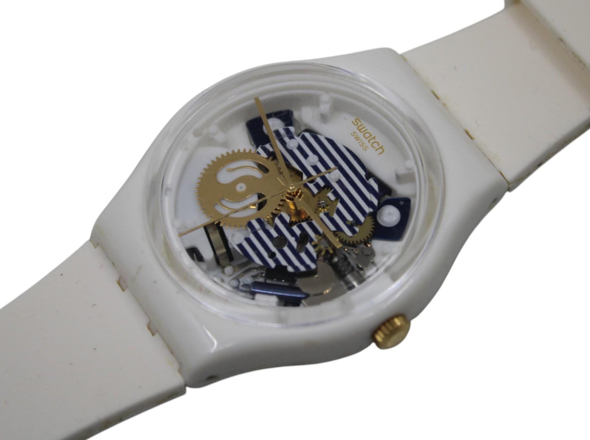 Vintage Gents, 34mm Swatch watch called the Mariniere, model number GW169