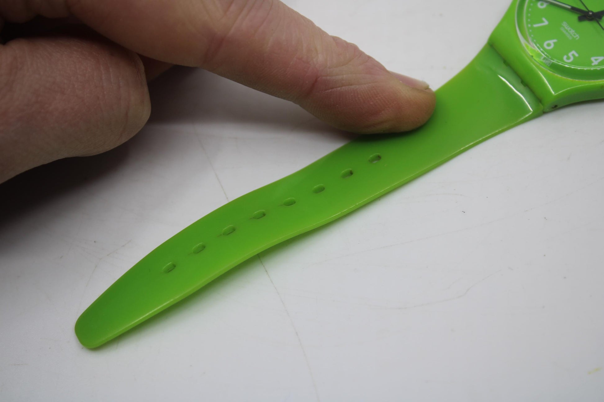 17mm Gents Swatch, Lemongrass, GG204, in perfect working order, Very Nice Condition