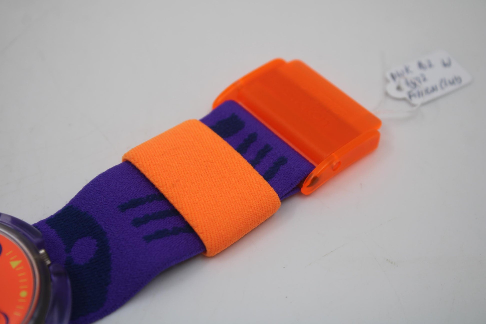 1992, Swatch, PopSwatch, 'Fitness Club', PWK162, With strap and With popring, working 100%, BRANDNEW, Shop Dummy, Read description