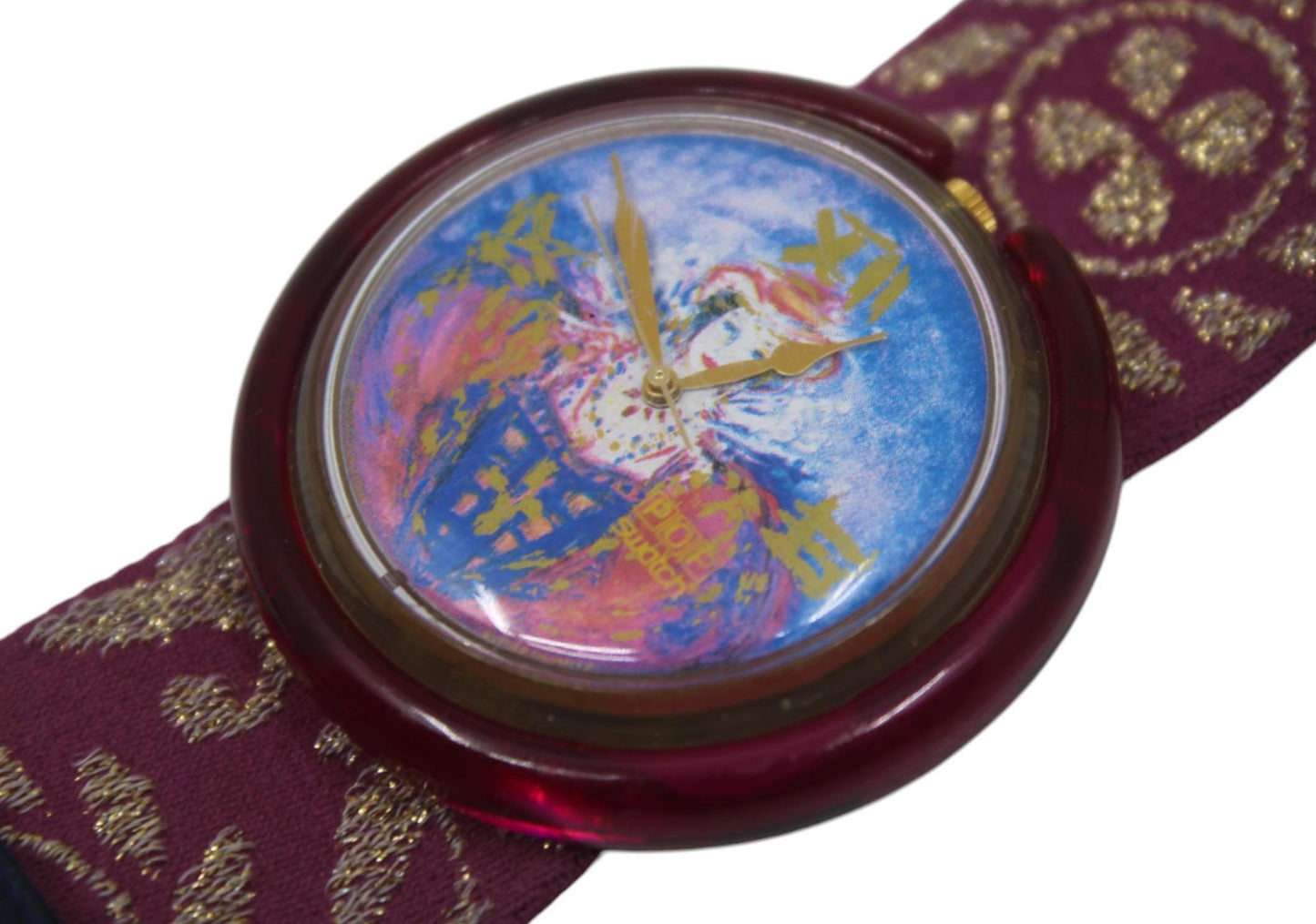 Vintage 1994 Popswatch called the Percys Love, model number PWK201