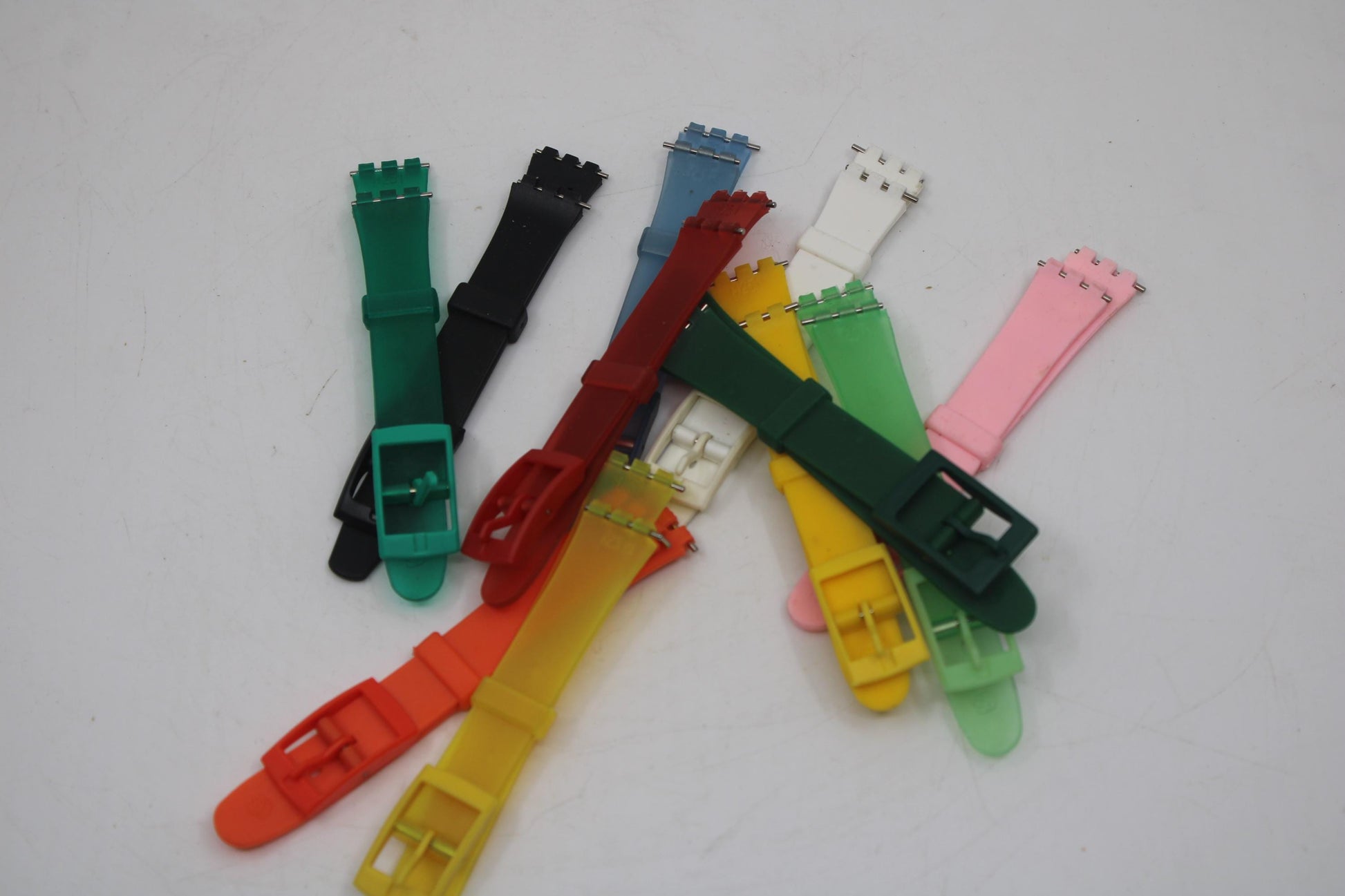 12mm Ladies Swatch strap, non-original, plastic, choice of colour